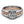 Verlovingsring met grote diamant, zilveren en roségouden band, sierlijke gravures, vintage stijl, luxe juweel, elegante uitstraling.