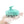 Turquoise siliconen hoofdhuidmassageborstel met handvat, schuimend in hand. Ideaal voor haarverzorging, hoofdhuidreiniging en ontspanning.