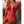 Rode badpak met diepe V-hals en ruches, vrouwelijk ontwerp, strandmode, zomerkleding, trendy badmode, elegante pasvorm, comfortabele stof.