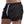 Zwarte heren zwemshorts met witte trekkoord, elastische tailleband en zijsplit. Perfect voor strand, zwembad en sportieve activiteiten.
