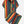Gestreept heren zomeroutfit met korte mouwen en korte broek, kleurrijk design in rood, groen, geel en blauw. Perfect voor casual zomermode.