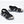 Zwarte leren sandalen met open teen en verstelbare bandjes, ideaal voor zomerse wandelingen. Comfortabele zool, perfect voor dagelijks gebruik.