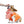 Corgi in oranje trui speelt met roze pluche speelgoed, hand reikt uit. Schattige hond, huisdieraccessoires, interactief spel.