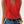 Rode mouwloze V-hals top voor dames, casual zomerstijl, gecombineerd met blauwe jeans. Perfect voor modieuze zomerse outfits.
