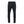 Zwarte sportbroek voor heren met elastische tailleband en trekkoord, ideaal voor fitness en hardlopen. Comfortabele en ademende stof.