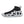 Zwarte sok sneaker met grijze, geventileerde zool, modern design, unisex, ademend, lichtgewicht, geschikt voor dagelijks gebruik en sportactiviteiten.
