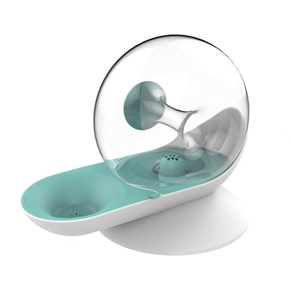 Transparante automatische kattenfontein met slakkenontwerp, grote waterdispenser en filter. Ideaal voor huisdieren, modern en stijlvol ontwerp.