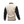 Beige en zwarte heren bomberjack met gestreepte boorden, lange mouwen en een modern ontwerp. Perfect voor casual en stijlvolle herenkleding.