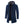 Blauwe heren winterjas met capuchon, ritssluiting en fleece voering. Stijlvolle en warme jas voor koude dagen. Perfect voor casual en outdoor gebruik.