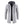 Grijze heren hoodie jas met ritssluiting, lange mouwen en capuchon. Stijlvolle en warme winterkleding voor casual en sportieve outfits.