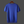Koningsblauw T-shirt met korte mouwen, gemaakt van katoen, hangend aan houten hanger tegen grijze achtergrond. Perfect voor casual herenmode.