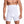Man in witte compressie shapewear boxer met hoge taille, ontworpen voor buikondersteuning en slankmakend effect. Comfortabel en ademend materiaal.