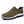 Olijfgroene outdoor wandelschoen voor heren, slip-on ontwerp, antislip zool, ademend materiaal, ideaal voor trekking en dagelijks gebruik.