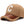 Bruine teddy cap met witte letter 