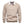 Beige herenpolo met lange mouwen en witte kraag, stijlvolle casual herenkleding, perfect voor herfst- en wintermode.