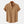 Beige linnen herenoverhemd met korte mouwen, opstaande kraag en borstzak, ideaal voor casual zomeroutfits.