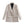 Beige oversized damesblazer met dubbele knopen, lange mouwen en klassieke revers. Perfect voor zakelijke en casual outfits.