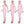 Roze dames trainingspak met capuchon, bestaande uit een crop top en joggingbroek. Perfect voor sport en casual mode. Comfortabel en stijlvol ontwerp.