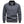 Grijze herentrui met zwarte kraag, lange mouwen en knoopsluiting. Stijlvolle casual kleding voor heren, perfect voor herfst en winter.