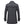 Donkergrijze herenjas, wollen stof, rugaanzicht, met schouderepauletten en knoopsluiting. Stijlvolle winterjas voor herenmode.