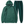 Donkergroene unisex hoodie en joggingbroek set, comfortabele sportkleding, casual loungewear, ideaal voor herfst en winter, modieuze streetwear.