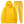 Gele hoodie en joggingbroek set, uniseks sportkleding, comfortabele katoenen stof, casual streetwear, perfect voor dagelijks gebruik.