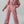 Roze damesjumpsuit met capuchon, elastische taille en zwarte accenten. Modieuze loungewear, comfortabele pasvorm, trendy streetwear outfit.