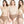 Drie vrouwen in naadloos shapewear ondergoed en tops in huidskleur tonen comfort en stijl. Perfecte pasvorm, body shaping, naadloze lingerie.