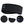 Zwarte slaapband met Bluetooth-hoofdtelefoon, sporthoofdband, draadloze muziek, comfortabel, ideaal voor hardlopen en slapen, verkrijgbaar bij Middo.