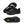 Zwarte minimalistische hardloopschoenen met vijf tenen, ademend mesh, antislip zool. Ideaal voor trailrunning en fitness. Unisex design.
