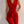 Rode dames jumpsuit met mouwloos ontwerp, V-hals en knoopriem. Elegante outfit voor avondkleding. Perfect voor modieuze gelegenheden.