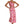 Vrouw in asymmetrische roze bloemenjurk, mouwloos, knielang. Perfect voor zomermode, elegante avondkleding, trendy damesjurk.