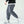 Grijze corduroy broek voor heren, casual en comfortabel, ideaal voor dagelijks gebruik. Modieuze stijl met elastische enkels en zakken.