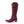 Wijnrode dames cowboylaars met studs, lage hak en puntige neus. Trendy westernstijl laars voor herfstmode. Perfect voor casual en chique outfits.