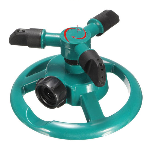 Automatische 360 graden tuinsproeier, cirkelsproeier, groen ontwerp, waterbesparend, ideaal voor gazon en tuinirrigatie.