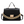 Zwarte handtas met gouden ketting en gesp, elegant design, damesmodeaccessoire, trendy schoudertas, luxe uitstraling, perfecte avondtas.