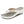 Witte orthopedische damesslipper met sleehak, comfortabele zool en decoratieve metalen details. Ideaal voor zomerse casual outfits.