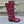 Rode leren hoge laars met opbergruimte, ritssluiting en decoratieve riem, ideaal voor modieuze dames. Perfect voor herfst- en winterstijl.