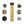 Gouden draadloze tondeuse met drakendesign, inclusief USB-oplaadkabel en vier opzetkammen. Perfect voor precisiesnit en styling.