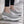 Grijze dames sneakers met luchtkussen zool, ademend mesh materiaal, comfortabele slip-on stijl, ideaal voor dagelijks gebruik en wandelen.