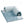 Blauw-wit geruite katten tunnelbed met pluche stof en speeltje, ideaal voor katten om te spelen en rusten. Perfect huisdieraccessoire.