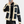 Zwart-witte shearling jas voor heren, modieus ontwerp met rits en contrasterende panelen, ideaal voor wintermode en stijlvolle herenkleding.