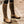 Bruine leren laarzen voor dames, kniehoge stijl, modieuze herfst- en wintermode, comfortabele pasvorm, geschikt voor dagelijks gebruik.