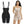 Twee shapewear bodysuits voor dames, zwart en beige, met verstelbare bandjes en ritssluiting. Ideaal voor figuurcorrectie en comfort.