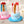 Pluche verjaardagshoed met kaarsen, roze en blauwe varianten, 