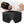 Zwarte slaapmasker voor mannen, comfortabel en lichtgewicht, ideaal voor een goede nachtrust en ontspanning. Perfect voor reizen en thuisgebruik.