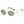 Gouden zonnebril met groene lenzen, ovale vorm, modieus ontwerp, geschikt voor dames en heren, UV-bescherming, trendy accessoire.