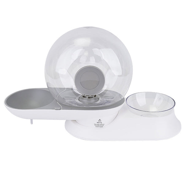Transparante automatische waterfontein voor huisdieren met filter, geschikt voor katten en honden. Grote drinkbak, modern design, duurzaam materiaal.
